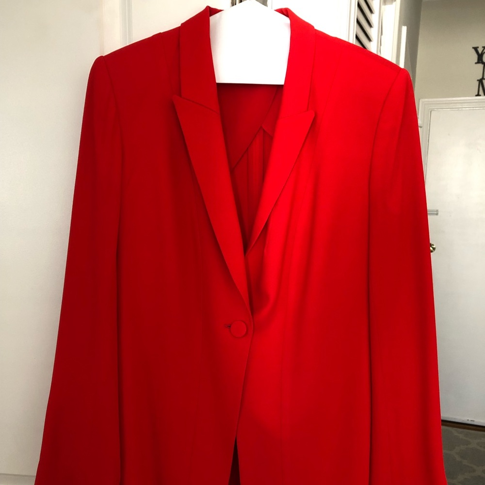 Red DVF Blazer